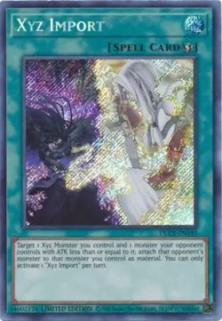 Yugioh! LP Xyz Import - DLCS-EN145 - Secret Rare - Limited Edition Lightly Playe - Image 1
