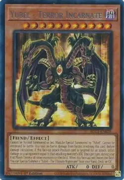 Yugioh! LP Yubel - Terror Incarnate (Silver) - BLC1-EN028 - Ultra Rare - 1st Edi - Image 1