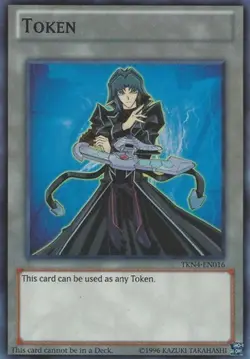 Yugioh! LP Zane Truesdale Token - TKN4-EN016 - Super Rare - Unlimited Lightly Pl - Image 1