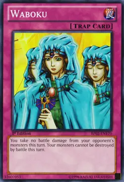 Yugioh! LP Waboku - BP02-EN170 - Common - 1st Edition Lightly Played, English - Image 1