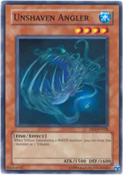 Yugioh! LP Unshaven Angler - DR3-EN028 - Common - Unlimited Edition Lightly Play - Image 1