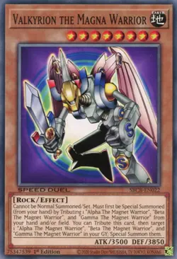 Yugioh! LP Valkyrion the Magna Warrior - SBCB-EN022 - Secret Rare - 1st Edition - Image 1