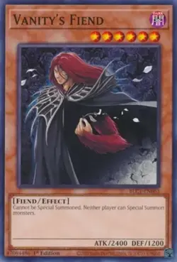 Yugioh! LP Vanity's Fiend - BLC1-EN063 - Common - 1st Edition Lightly Played, En - Image 1