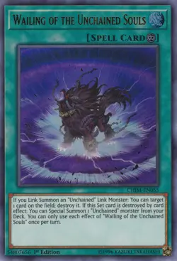 Yugioh! LP Wailing of the Unchained Souls - CHIM-EN055 - Ultra Rare - 1st Editio - Image 1