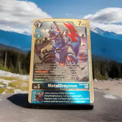 EX4-020 MetalGreymon Rare Foil Digimon CarD Alternative Being FREE SHIPPING - Image 2