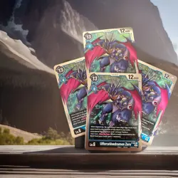 4x UlforceVeedramon Zero P-048 Foil Holo Digimon Card Game FreeShipping - Image 1