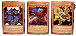 EGYPTIAN GOD CARD SET SLIFER, RA, OBELISK PRISMATIC SECRETRA fREE SHIPPING - Image 1