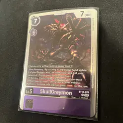 SkullGreymon BT14-076 Blast Ace Holo Rare-Digimon Card Game FREE SHIPPING - Image 3