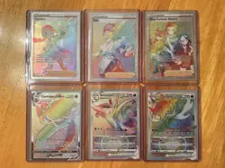Pokemon Sword/Shield TCG Secret Rainbow Card Lot | 6 Cards Total - Image 1
