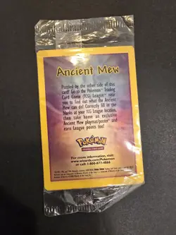Ancient Mew SEALED 2000 Pokemon Unopened Movie Promo Card - MINT - Image 2