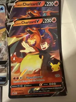 (23) Pokemon Jumbo Promo Card Lot- Charizard Vaporeon-Zacian Etc - Image 4