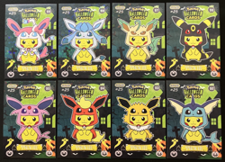 Pokemon Collectoons Halloween Card Lot Pikachu Poncho 8 Cards - Image 3