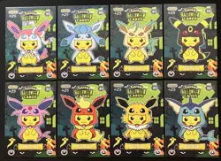 Pokemon Collectoons Halloween Card Lot Pikachu Poncho 8 Cards - Image 5