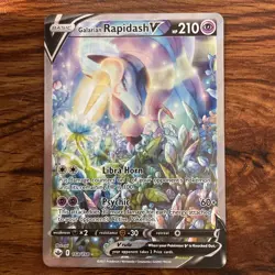 NM Galarian Rapidash V 168/198 Chilling Reign Alternate Art Holo Pokemon Card - Image 1