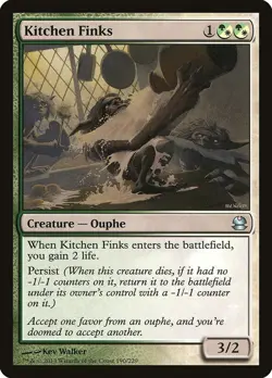 Kitchen Finks x4, FOIL, #229/#216/#190, MtG, Shadowmoor, Uncommon, Near Mint - Image 2