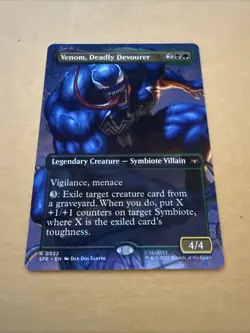 Venom, Deadly Devourer Borderless 22 MTG Marvel's Spider-Man Non-Foil NM/M - Image 2