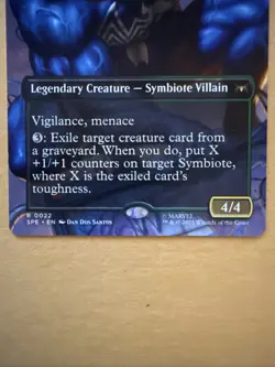 Venom, Deadly Devourer Borderless 22 MTG Marvel's Spider-Man Non-Foil NM/M - Image 3