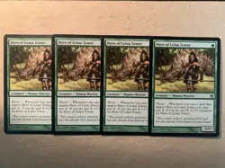 MTG 4x Hero of Leina Tower # 123 Born of the Gods Magic the Gathering x4 NM - Image 1