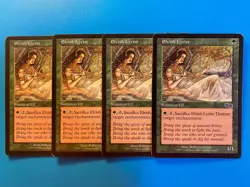 MTG 4x Elvish Lyrist Urza's Saga Pauper Modern Magic the Gathering x4 LP - Image 1