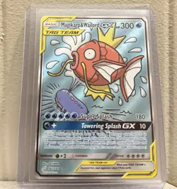 Pokemon Magikarp & Wailord GX (Alt Art) 161/181 Sm-Team Up Nm - Image 1