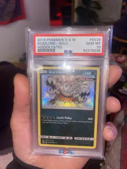 Pokemon Hidden Fates Guzzlord secret shiny holo SV26 *GEM MINT PSA 10* - Image 3