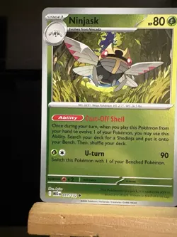 NINJASK - 17/132 Mega Evolution Set NM - Reverse Holo Uncommon - Pokemon TCG - Image 2