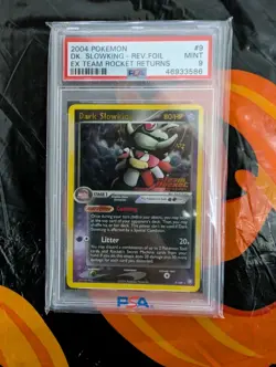 Pokemon Dark Slowking #90 PSA 9 EX Team Rocket Returns Stamped Reverse Holo - Image 1