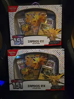 Pokemon TCG: Scarlet & Violet 151 Zapdos ex Collection Box ×2 - Sealed/new - Image 1