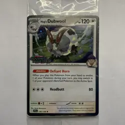 Pokemon Journey Together Hop’s Dubwool 136/159 BEST BUY PROMO EXCLUSIVE SEALED - Image 1