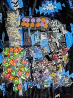 Pokemon TCG ETB Dice Lot Plus Counters And Vstar Marker, Huge Lot With Variety! - Image 1