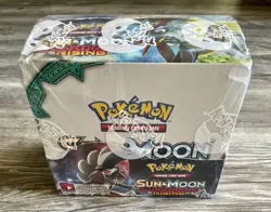 100% Authentic + Factory Sealed Guardians Rising Sun & Moon Pokemon Booster Box 820650812149 - Image 1