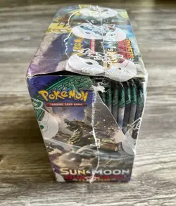 100% Authentic + Factory Sealed Guardians Rising Sun & Moon Pokemon Booster Box 820650812149 - Image 3