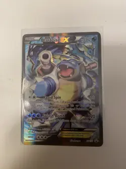 Pokemon TCG Blastoise EX XY122 Full Art Holo Promo - Image 1
