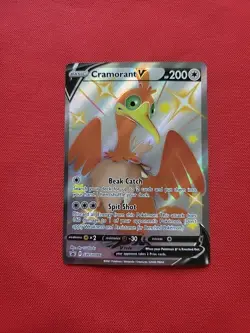 Pokemon: Cramorant V SWSH086 Holo Rare Black Star Promos 2021 - NM+ - G5 - Image 1