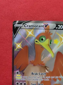 Pokemon: Cramorant V SWSH086 Holo Rare Black Star Promos 2021 - NM+ - G5 - Image 3