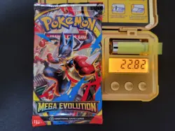 22.82g (HEAVY HEAVIEST!) MEGA EVOLUTION Pokemon Booster Pack English Sealed #111 - Image 1