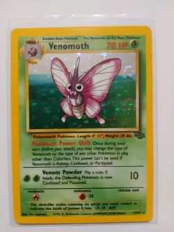 Venomoth Holo Jungle Set 1999 Vintage Pokemon Card 13/64 - Image 1