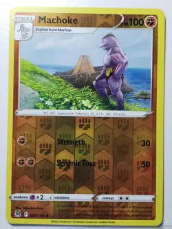 REVERSE HOLO Machoke 087/196 NM / M - Lost Origin Pokemon Card $2 Flat Shipping - Image 1