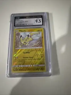Pokemon Pikachu Card 40/147 Reverse Holo 2017 Burning Shadows CGC 9.5 - Image 1
