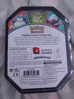 Pokemon TCG Tin mimikyu 3 Booster Packs Foil Card Exclusive Rare New Sealed - Image 2