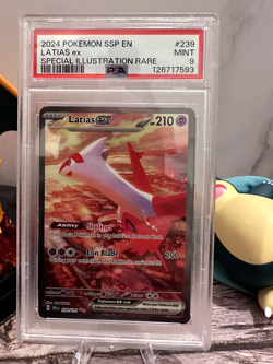 Pokemon TCG Graded Card Latias ex 239/191 Sv08: Surging Sparks Holo PSA 9 - Image 2