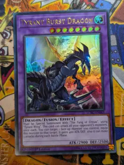 Tyrant Burst Dragon - LCKC-EN063 Ultra Rare | Yu-Gi-Oh! Card - VLP - Image 1