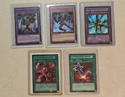 Yu-Gi-Oh Amazing Lot #4(5) Cards. Different years and sets. Holos and More. - Image 1