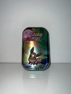Pokemon TCG Kanto Friends Eevee and Chansey Mini Tin with Image and Code Cards - Image 1