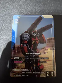 Guncannon (R+) - Edition Beta (GD01_b) Gundam Card Game TCG Foil Alt Art - Image 1
