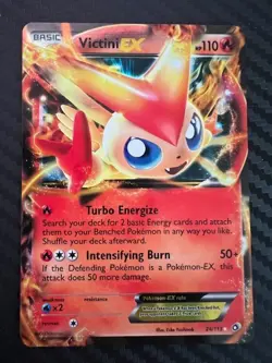 Pokemon TCG Victini EX 24/113 Ultra Rare Holo Card Legendary Treasures VLP - Image 1