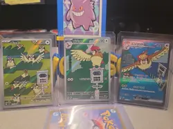 Lot of 3- Pidgey AR Pidgeotto AR Pidgeot SAR SV3 Pokemon Card - Image 1