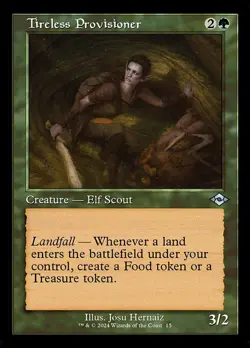 1x Tireless Provisioner - Foil Retro Frame NM Eng MTG - Modern Horizons 3 - Image 1