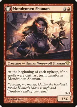 Mondronen Shaman LP #98 Dark Ascension MTG - Image 1