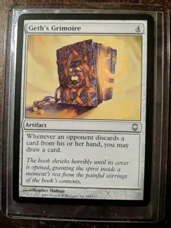 MTG Geth's Grimoire Darksteel 123/165 Regular Uncommon LP / NM - Image 1